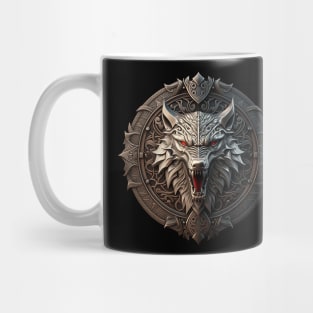 School of the Wolf medallion Mug